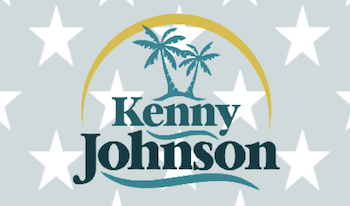 Kenny Johnson for Palm Bay City Council Seat 4 Logo
