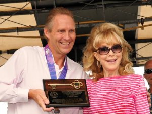 "I Dream of Jeannie" actress Barbara Eden appeared at Cocoa Beach Half Marathon