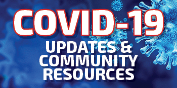 COVID-19 Updates & Community Resources Logo