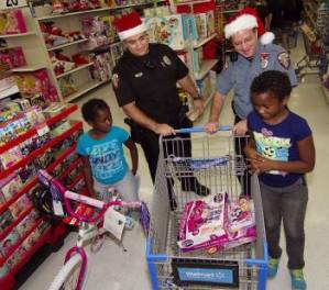 Local Police Fulfill Christmas Wishes for Children