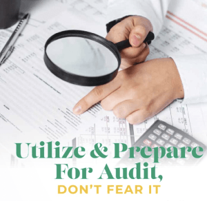 Utilize & Prepare For Audit, Don’t Fear It