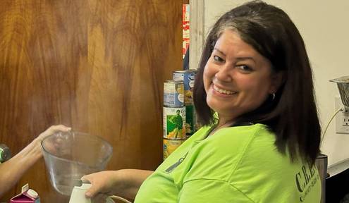 Local Nurse Cooks for the Hungry, Ministers the Word