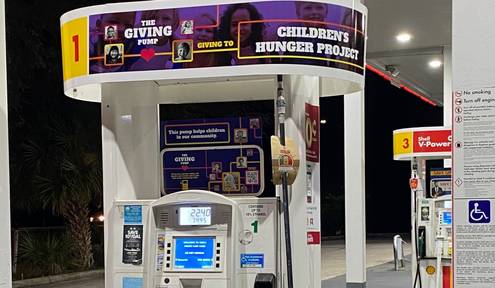 "The Giving Pump" Enables Customers to Fill-Up for Good